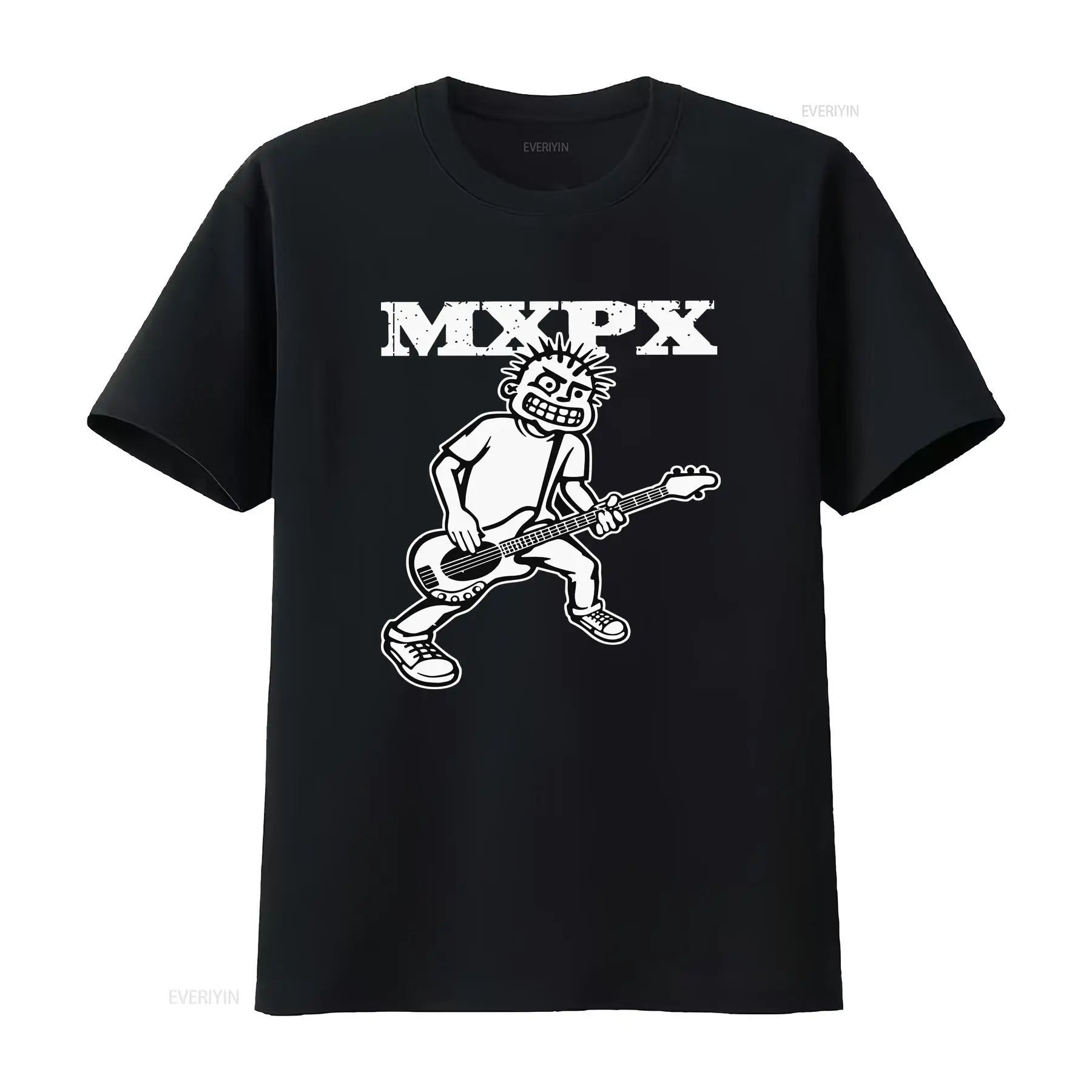 Vintage Fashion Jersey - تي شيرت mxpx music Active بشعار